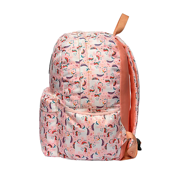 Cubs Peach Unicorns & Rainbows Bag2 Backpack For Unisex
