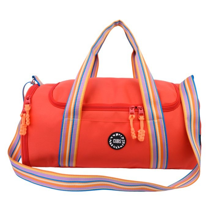 حقيبة يد كبيرة من CUBS PEACH بجيب جانبي واحد للجنسين، متعددة الألوان