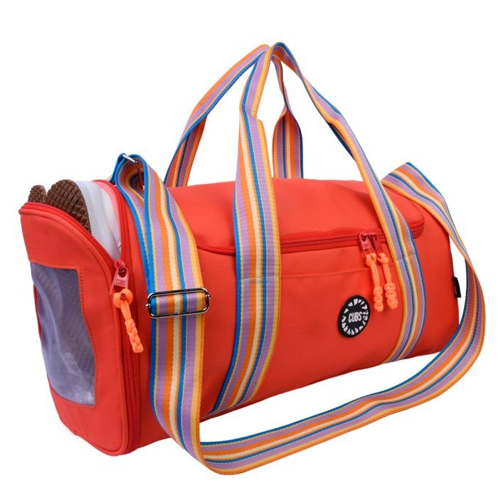 حقيبة يد كبيرة من CUBS PEACH بجيب جانبي واحد للجنسين، متعددة الألوان