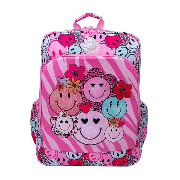 Cubs Pink Smiles Backpack For Unisex
