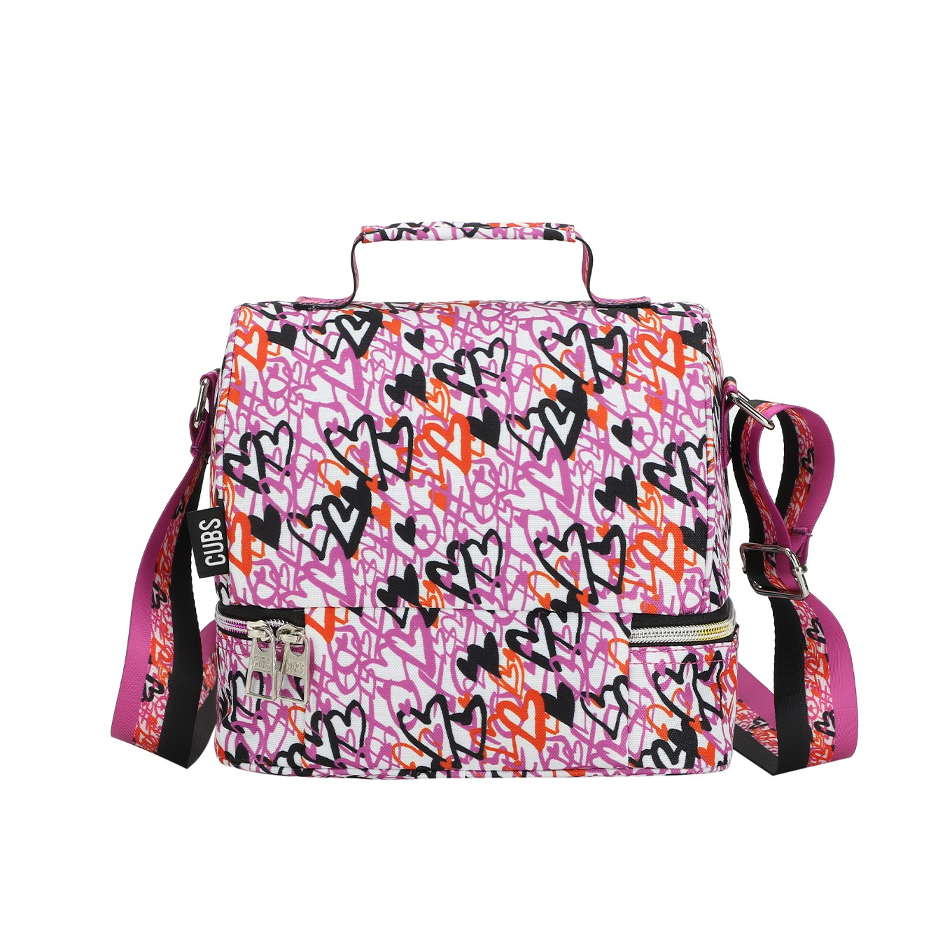Cubs Colorful Love Lunch Bag For Unisex