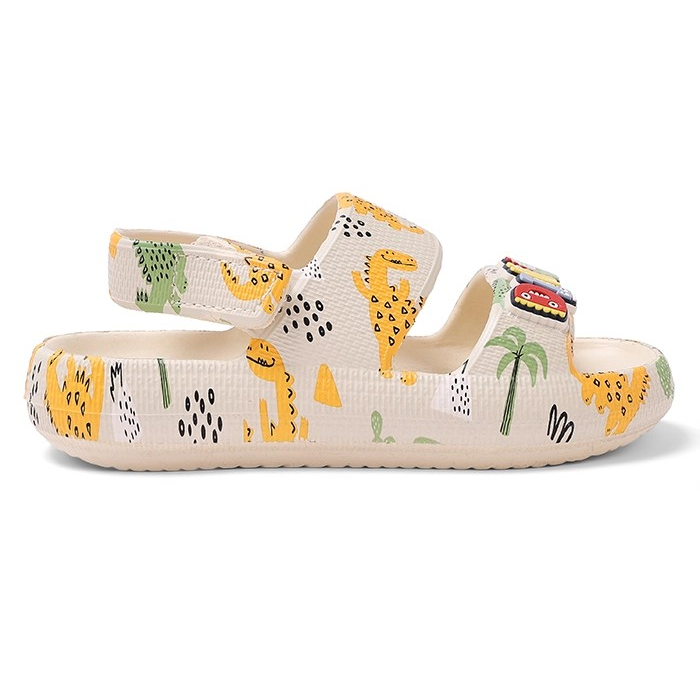 Cubs Khaki Dino Sandal For Boys