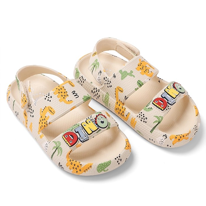Cubs Khaki Dino Sandal For Boys