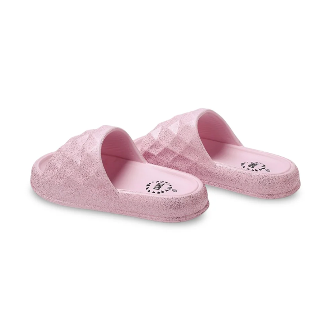 Cubs Pink Princess Diamond Flip Flops For Girls