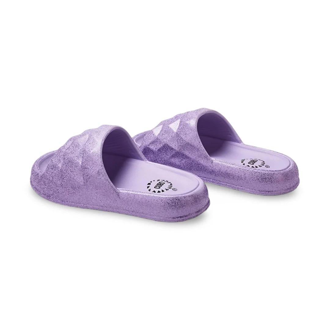 Cubs Lilac Princess Diamond Flip Flops For Girls