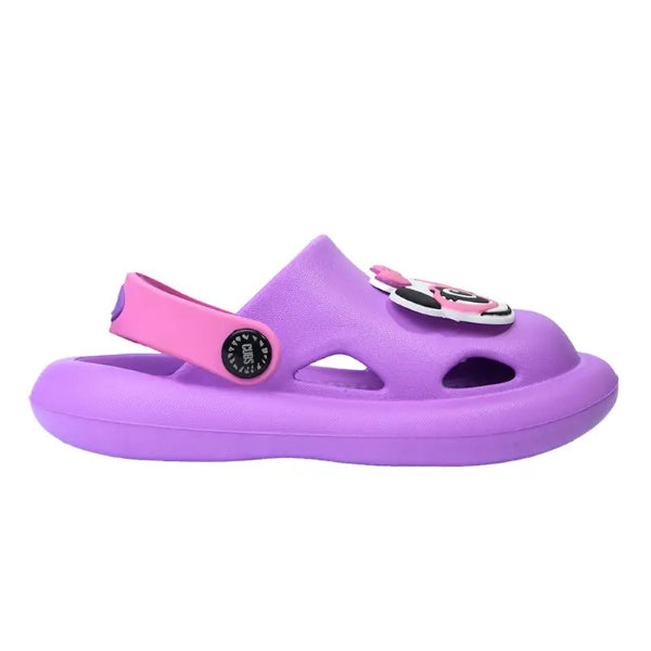 Cubs Clog Panda Purple For Girls