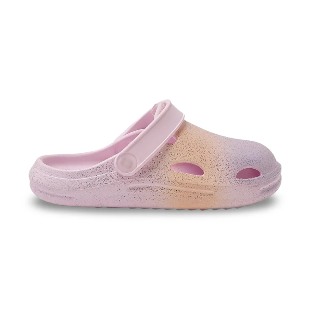 Cubs Glitter Peach & Lilac Sandal For Girls