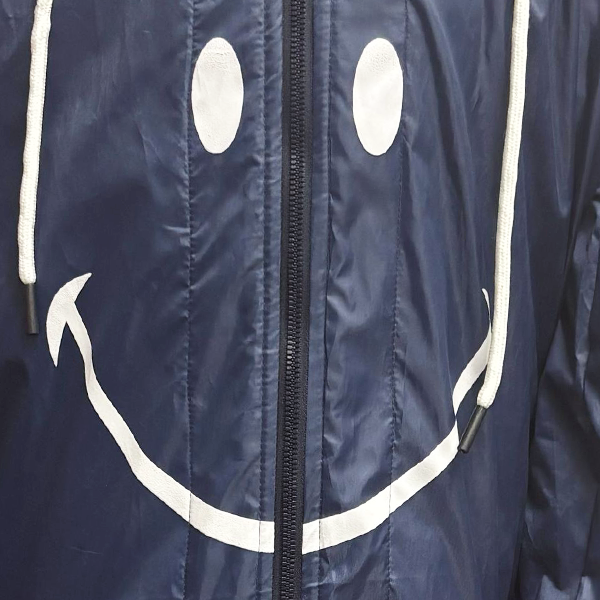 رداء تريينتيك المقاوم للماء للبنات، أزرق داكن وفوشيا