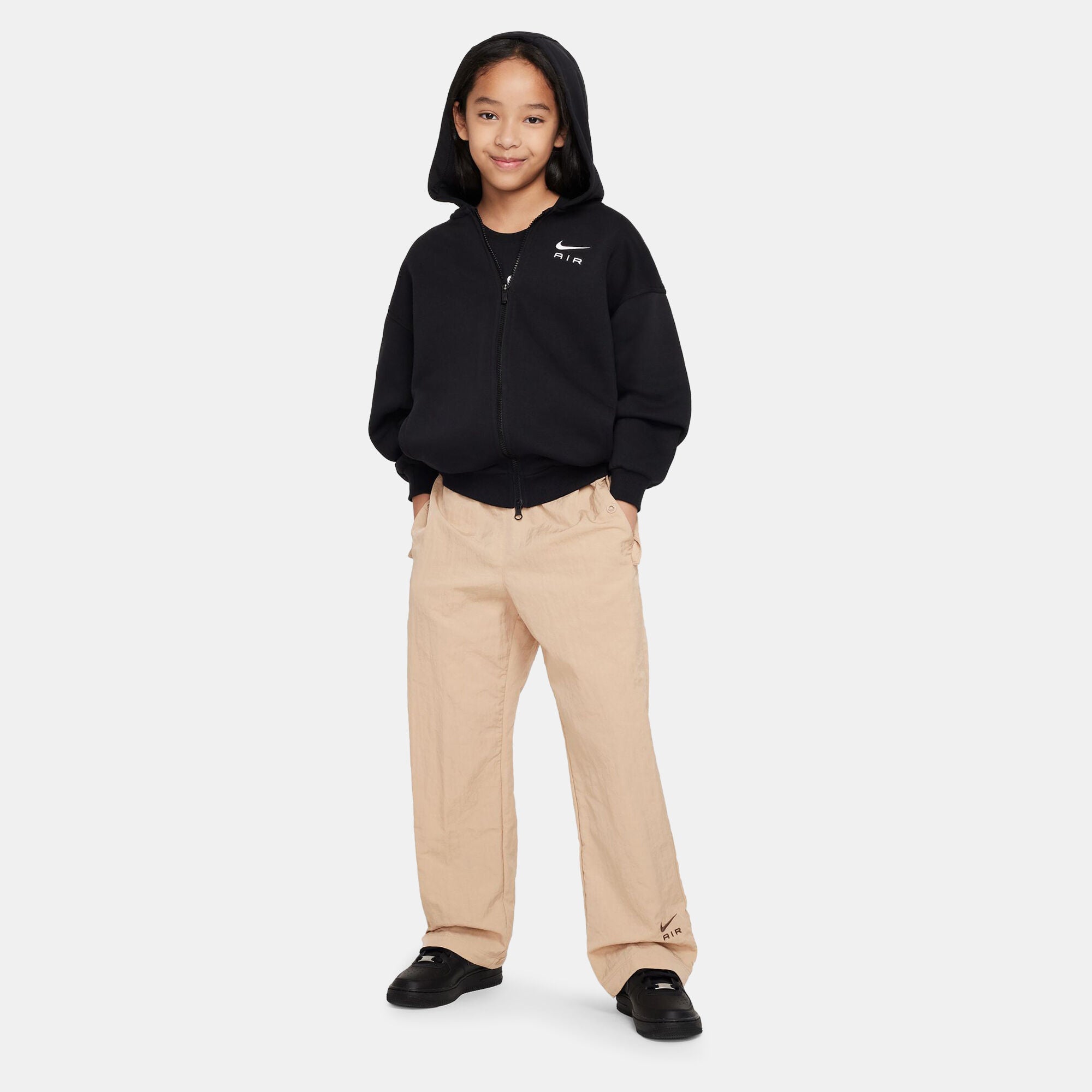 Nike G Nsw Club Flc Air Hd Fz Ls