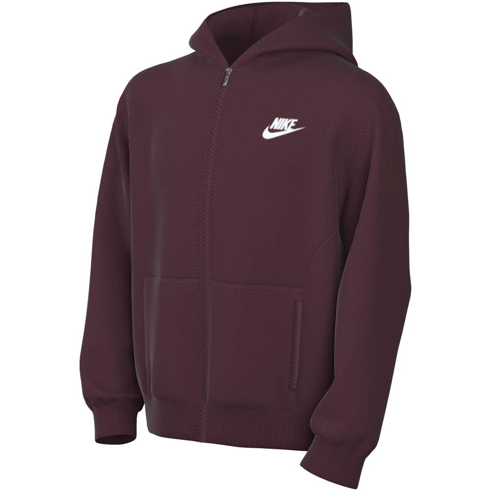 Nike K Nsw Club Flc Hd Fz Ls Lbr