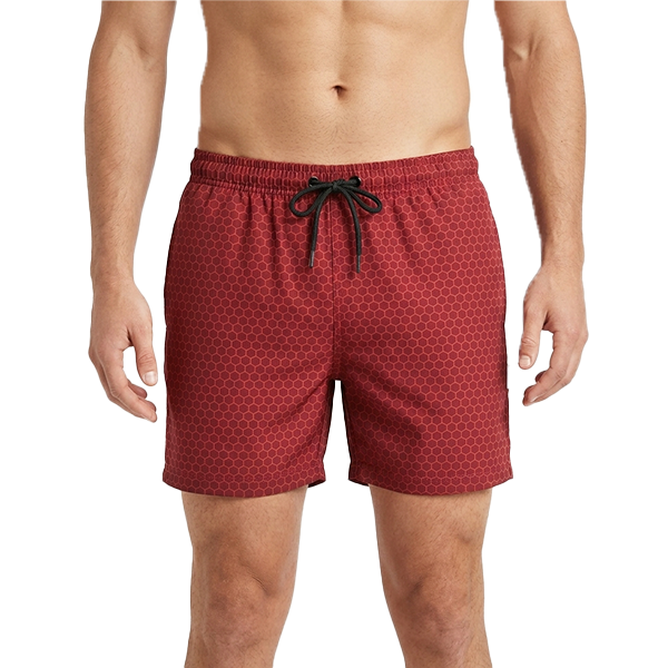 Tuggup Swimming Short For Men, Brick Red