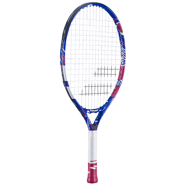 BABOLAT B FLY 21 S CV TENNIS RACKET FOR JUNIOR, BLUE&PINK&WHITE