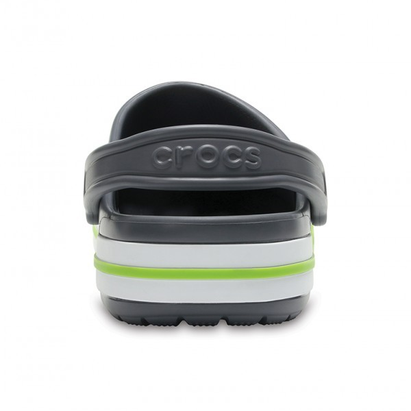 Crocs Bayaband Clog For Unisex, Charcoal&Volt Green