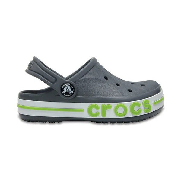 CROCS BAYABAND CLOG K FOR KIDS, CHARCOAL