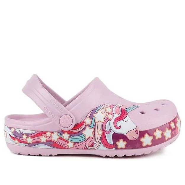 Crocs Fl Unicorn Band Clog For Girls, Blrna Pink