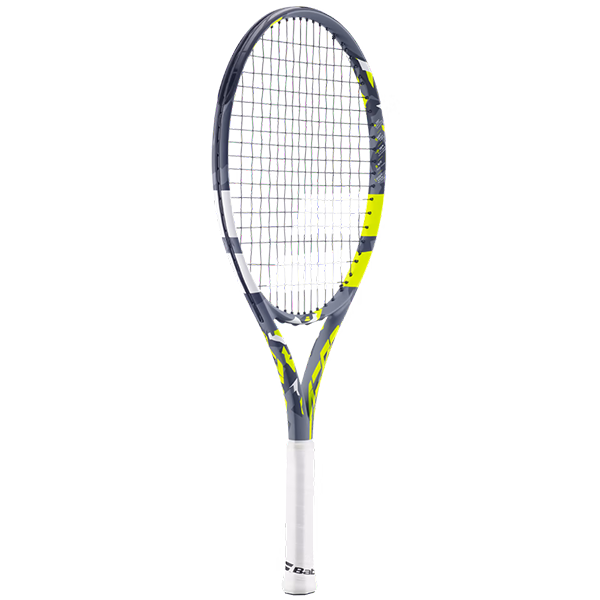 BABOLAT AERO JUNIOR 25 S NCV TENNIS RACKET FOR JUNIOR, GREY&YELLOW