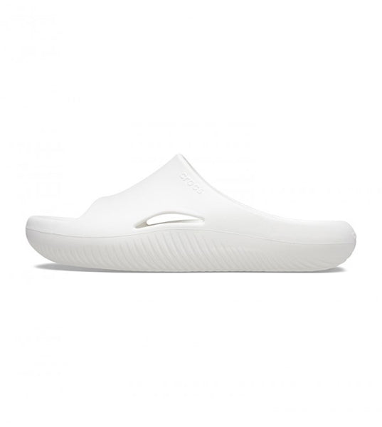 CROCS MELLOW SLIDE FOR UNISEX, WHITE