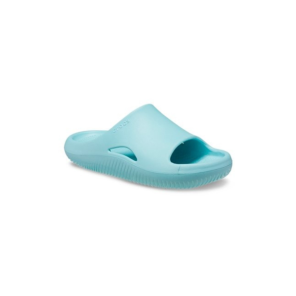 CROCS MELLOW SLIDE FOR UNISEX, PURE WATER