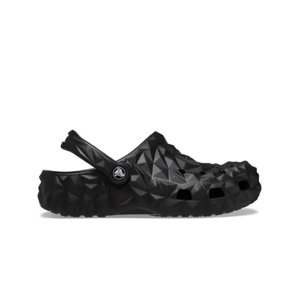CROCS CLASSIC GEOMETRIC CLOG FOR UNISEX, BLACK
