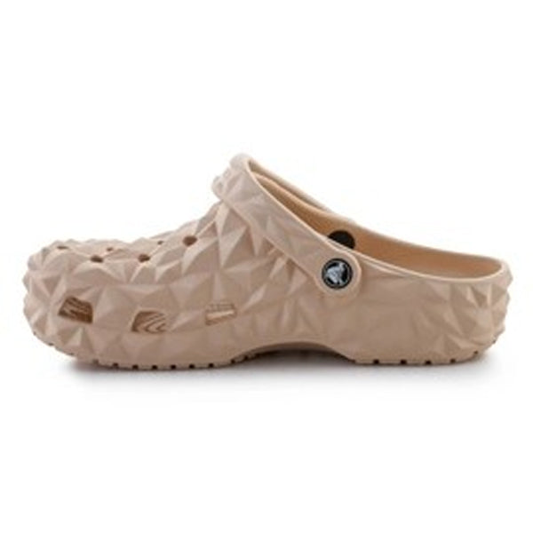 CROCS CLASSIC GEOMETRIC CLOG FOR UNISEX, SHITAKE