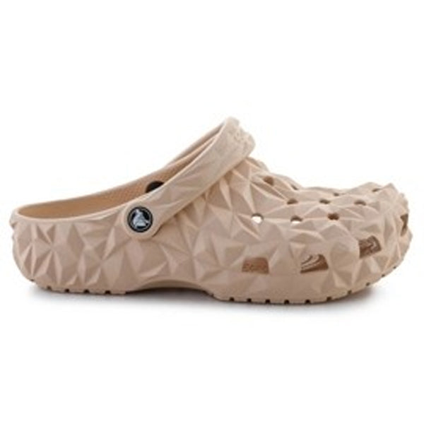 CROCS CLASSIC GEOMETRIC CLOG FOR UNISEX, SHITAKE