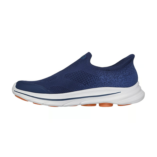 Skechers Go Walk 8 Walking Shoes For Men, Navy Orange