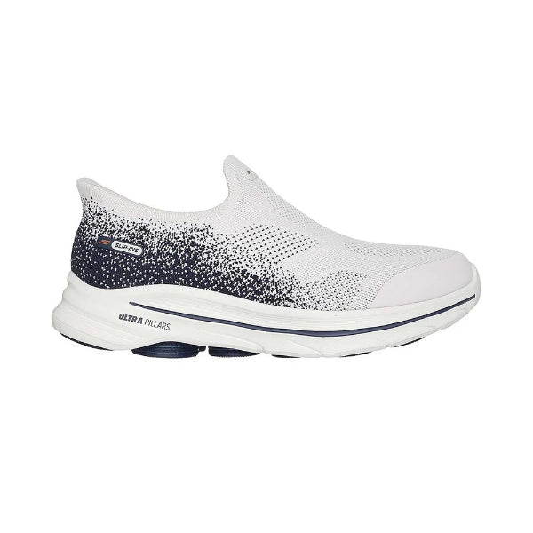 Skechers Go Walk 8 Walking Shoes For Men, White Navy