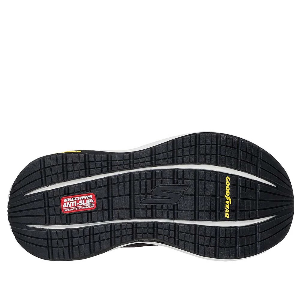 حذاء سكيتشرز جو ووك ستابيليتي 2.0 للمشي للرجال، أسود وأبيض