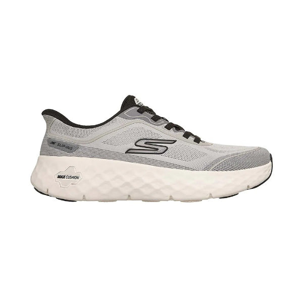 Skechers Go Walk Max Cushioning Flex Walking Shoes For Men, Gray Black