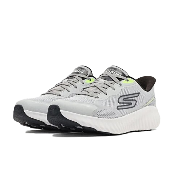 Skechers Go Run Now Running Shoes For Men, Gray&Charcoal