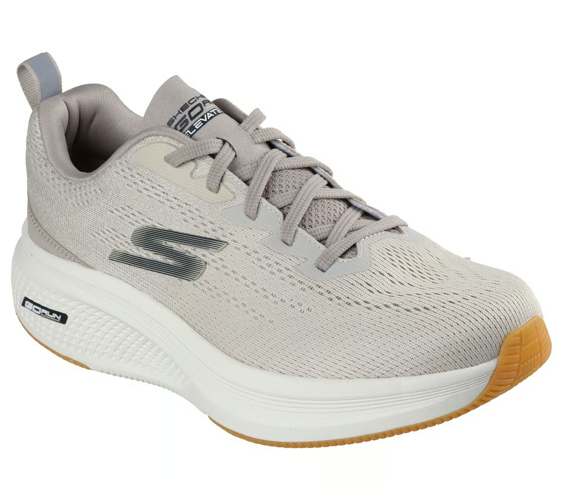 حذاء سكيتشرز جو رن إيليفيت 2.0 - فلويد مو للجري للرجال، لون بيج