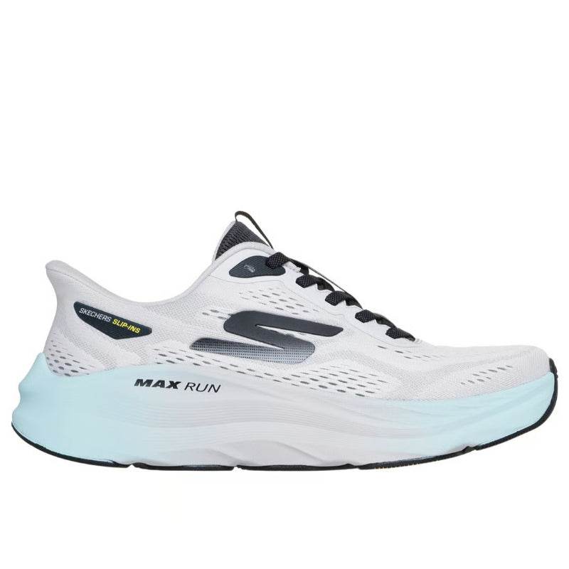 Skechers Max Run Running Shoes For Men, Gray&Charcoal