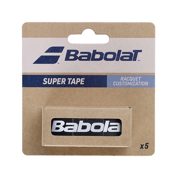 BABOLAT SUPER TAPE X 5 TENNIS PROTECTOR FOR UNISEX, BLACK