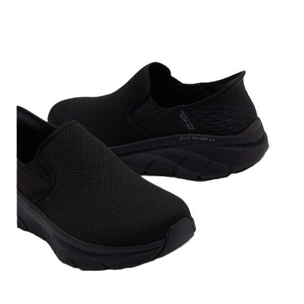 Skechers D'Lux Walker 2.0 Walking Shoes For Men, Black Black