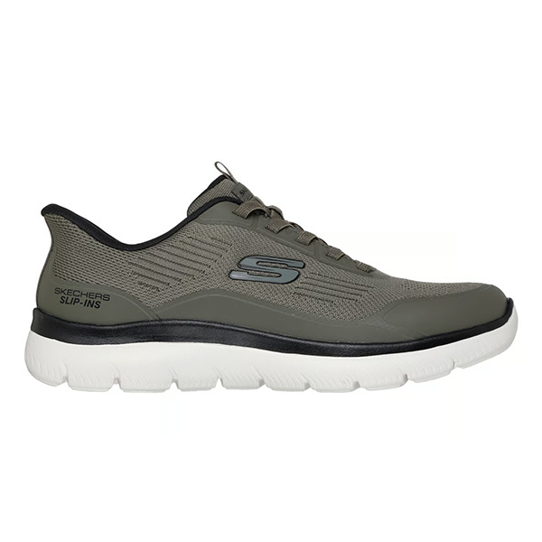 Skechers Summits Sports Lifestyle Shoes For Men, Olive Black