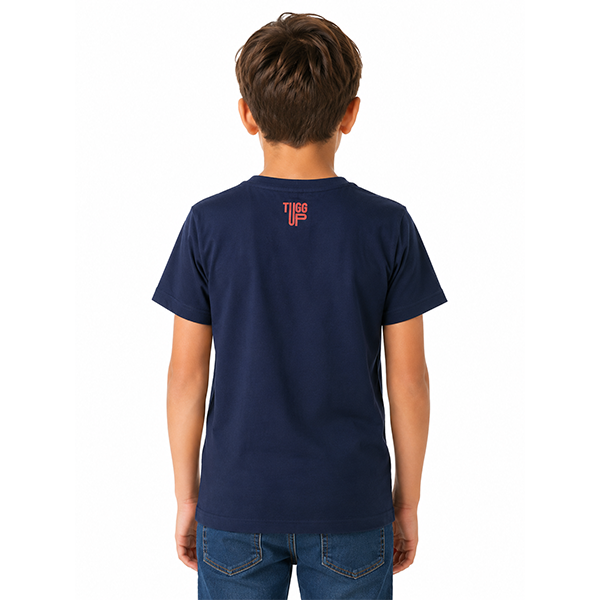 Tuggup Lifestyle Ss T-Shirt For Boys, Navy