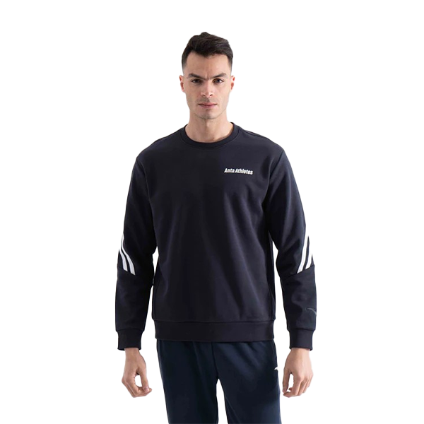 Anta Fitness Sweatshirt For Men, Legend Blue