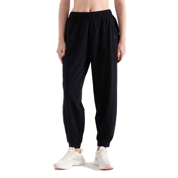 Anta Knit Ankle Fitness Pants For Women, Basic Black