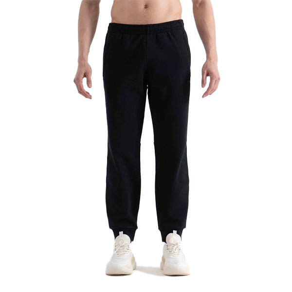 Anta Knit Track Fitness Pants For Men, Basic Black