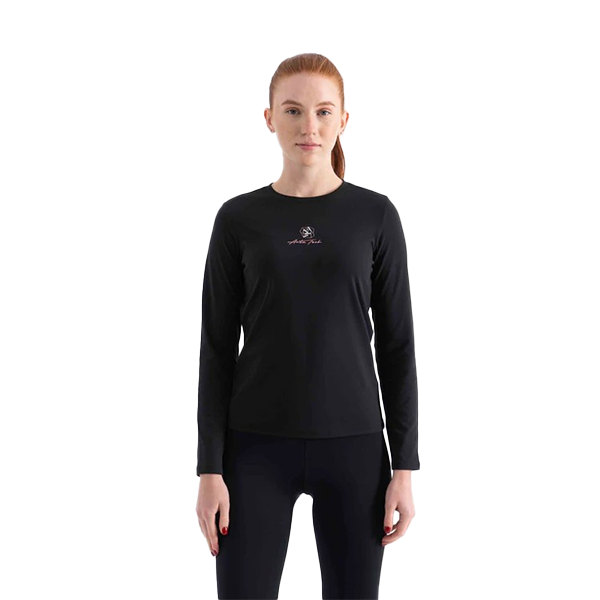 Anta Ls Tee Fitness T-Shirt For Women, Basic Black