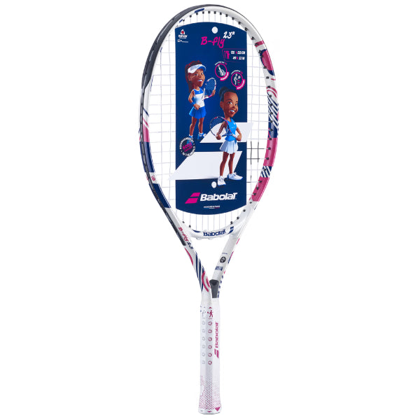 Babolat B Fly 23 S Cv Tennis Racket For Junior, White/Blue/Pink