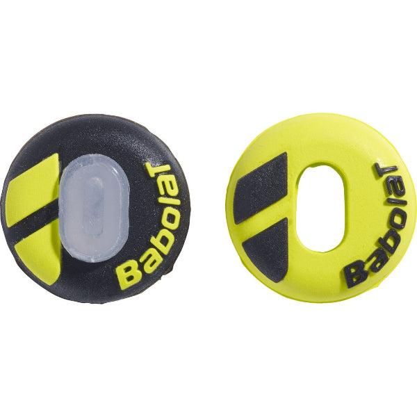 Babolat Custom Damp X2 Vibra Killer For Unisex, Black/Yellow