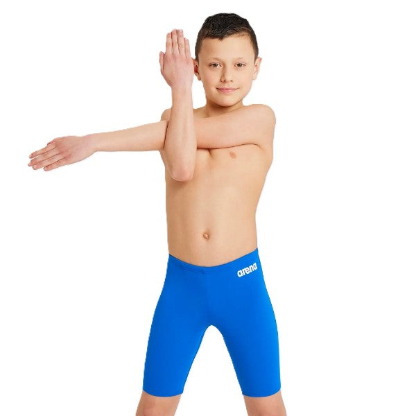 Arena Team Swim Jammer Solid Jammer For Boys, Royal White