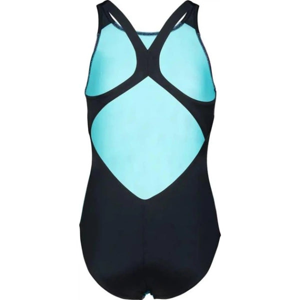Arena Multi Colours Swimsuit One Piece For Girls, Water M Black