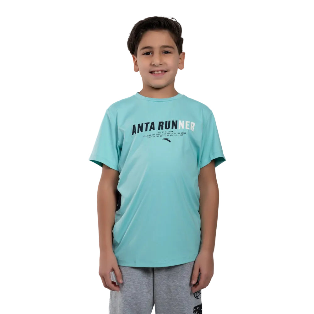 تيشيرت رياضي للأولاد من أنتا إس إس