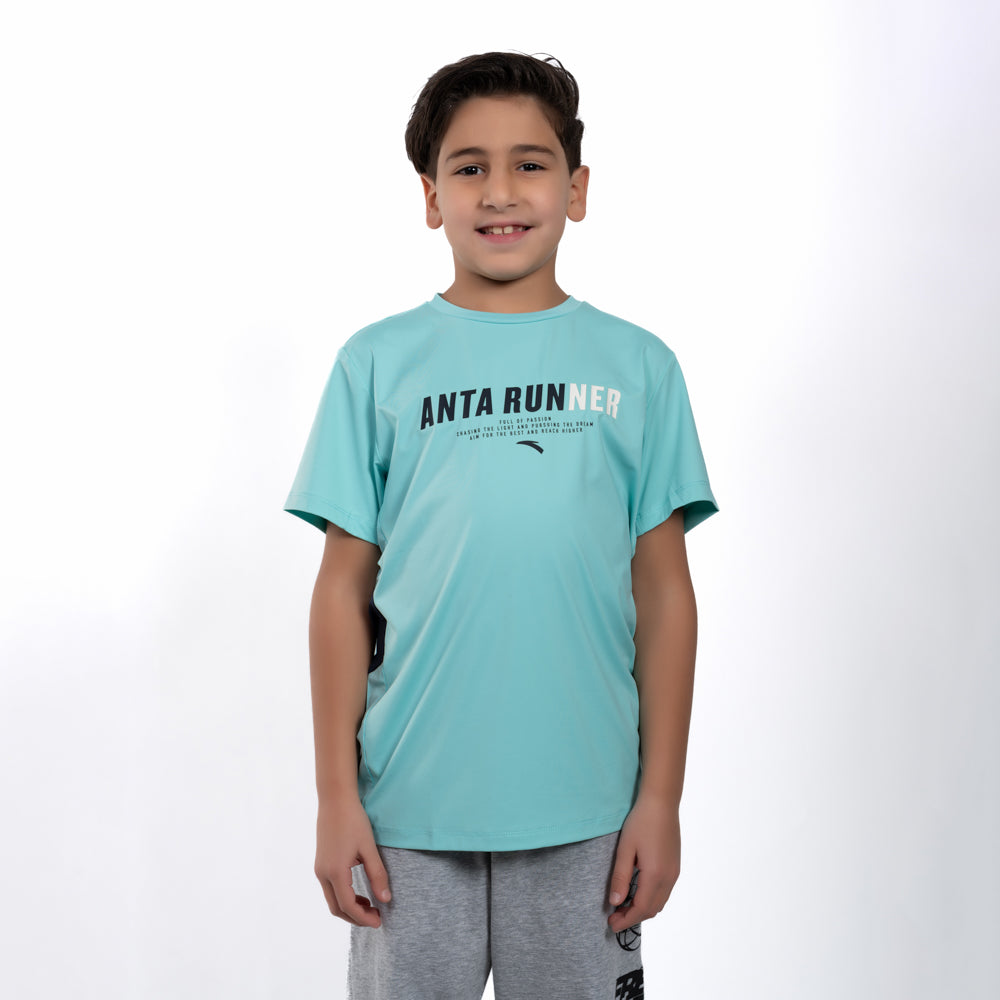 Anta Ss Running T-Shirt For Boys