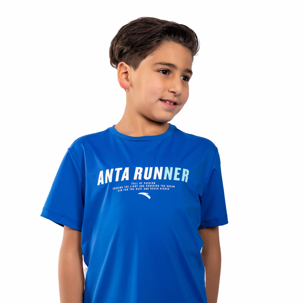Anta Ss Running T-Shirt For Boys