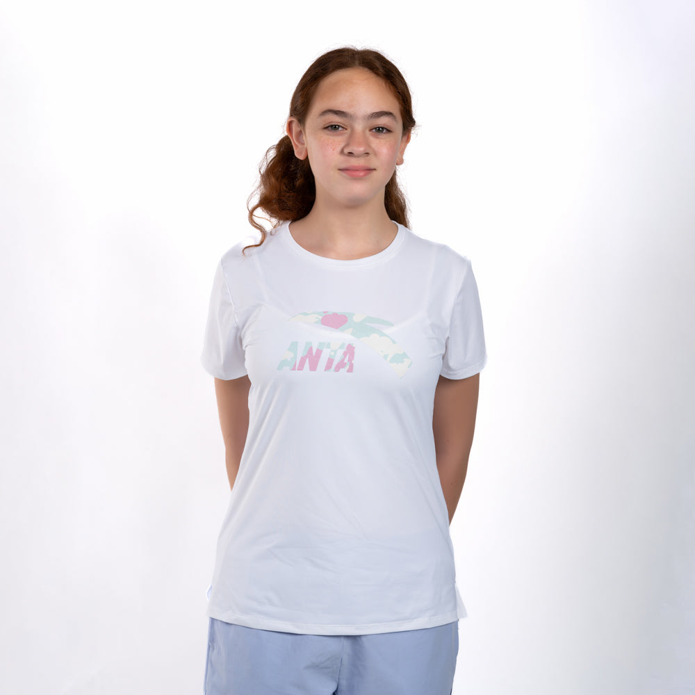 Anta Ss Running T-Shirt For Girls