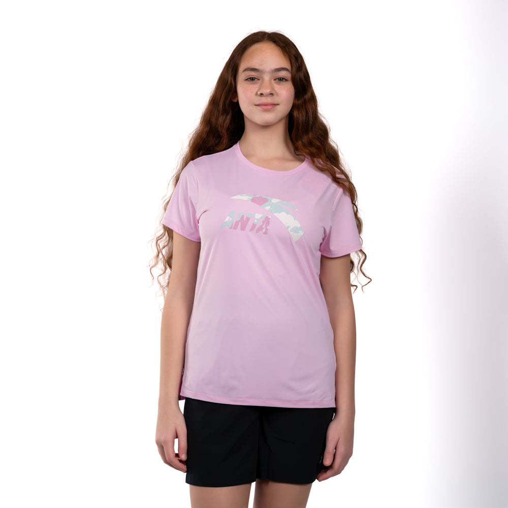 Anta Ss Running T-Shirt For Girls