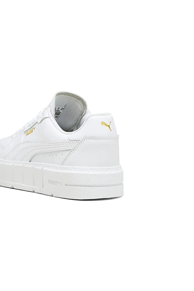 Puma Cali Court Lth Lifestyle Shoes For Women, White&Gold
